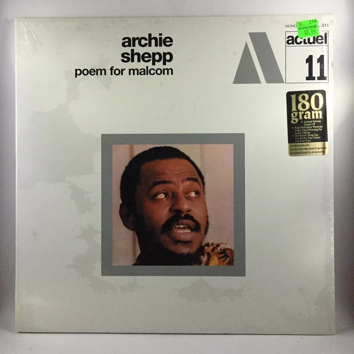 archie-shepp-poem-malcolm-lp-new Archie Shepp - Poem For Malcolm LP NEW