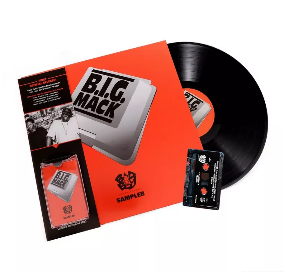 B.I.G. MACK - BAD BOY SAMPLER (LP+CASSETTE)