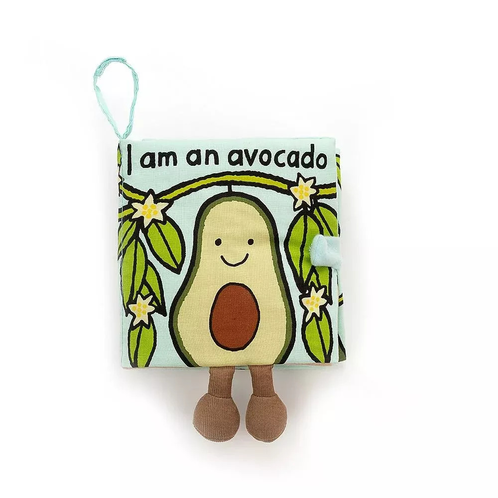 jellycat-avocado-fabric-book JellyCat Avocado Fabric Book