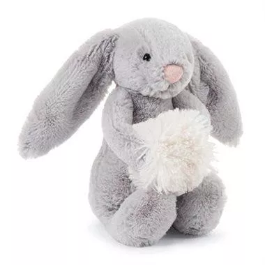 jellycat-bashful-gray-snow-bunny-plush-toy JellyCat Bashful Gray Snow Bunny Plush Toy